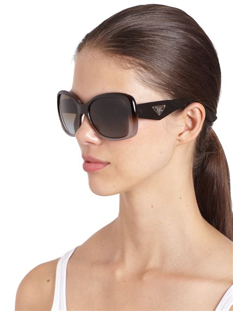 oversized sunglasses prada